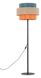 Lampa podłogowa TK Lighting TRIO JUTA MIX 6452 – abażur jutowy multikolor, E27, 159 cm, przytulne światło do salonu