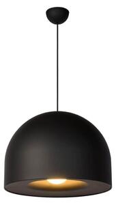 Czarna lampa wisząca Akron w nowoczesnym stylu