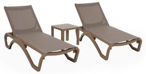 Leżaki HOME & GARDEN Monako 458411 Brązowy