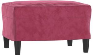 Sofa 3-osobowa z podnÃ³Å¼kiem winna czerwieÅ 180 cm, aksamit