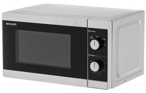 Kuchenka mikrofalowa SHARP YC-MS01E-S 800W średnica 25.5 cm pojemność 20L Srebrny