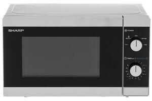 Kuchenka mikrofalowa SHARP YC-MS01E-S 800W średnica 25.5 cm pojemność 20L Srebrny