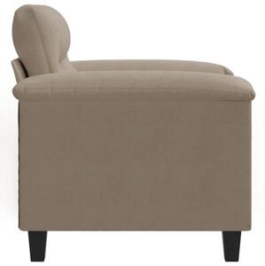 Fotel, kolor taupe, 60 cm, obity mikrofibrÄ