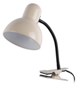 Beżowa metalowa lampa stołowa (wysokość 33,5 cm) New Retro – Leitmotiv