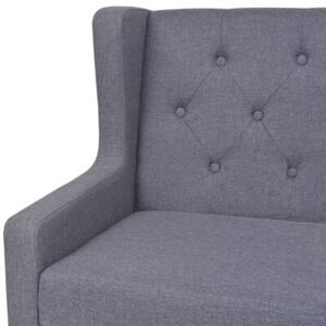 Sofa 3-osobowa tapicerowana tkaninÄ , szara