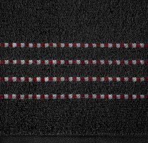 Ręcznik Fiore (17) 50 x 90 cm Czarny
