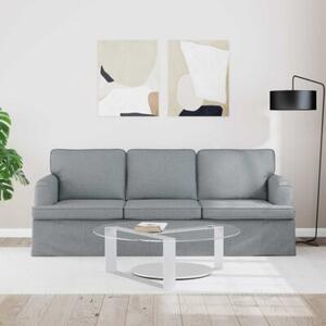 Nowoczesna moduÅowa kanapa jasnoszara z ergonomicznym designem