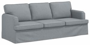 Nowoczesna moduÅowa kanapa jasnoszara z ergonomicznym designem