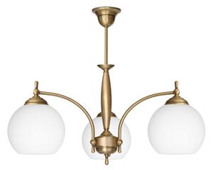 Elegancki żyrandol do salonu z trzema kulami QC-S3