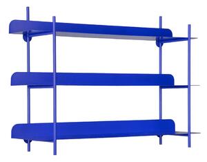 Niebieska wielopoziomowa metalowa półka 60 cm Cool Retro – PT LIVING