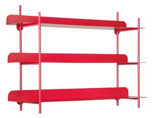 Czerwona wielopoziomowa metalowa półka 60 cm Cool Retro – PT LIVING