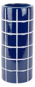 Niebieski ceramiczny wazon (wysokość 30 cm) Retro Tiles – PT LIVING