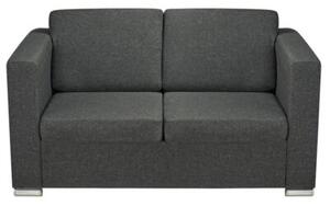 Osobowa 2 sofa tapicerowana ciemnoszara