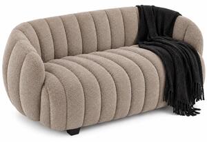 Ciemnobeżowa nowoczesna sofa dwuosobowa do salonu K7-C24