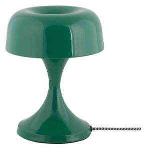 Zielona metalowa lampa stołowa (wysokość 20 cm) Moda Retro – Leitmotiv