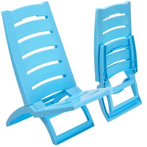 Krzesełko plażowe TIRRENO niebieskie