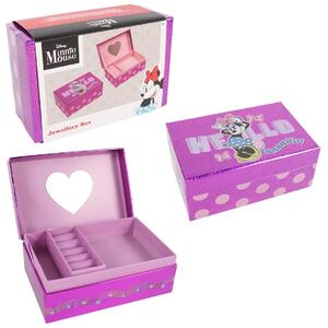 Dziecięca szkatułka na biżuterię z lusterkiem 18x12cm - różne warianty Kolor: Minnie Mouse