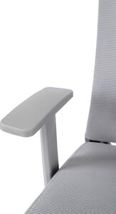 Fotel biurowy ergonomiczny eger szary