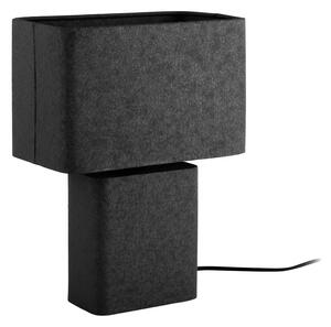 Czarna metalowa lampa stołowa (wysokość 33 cm) Boaz Recto – Leitmotiv