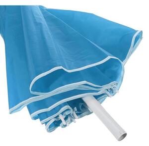 Jasnoniebieski parasol plażowy łamany CORAL 180 cm
