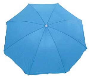 Jasnoniebieski parasol plażowy łamany CORAL 180 cm