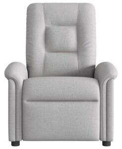 Elektryczny fotel rozkÅadany cloud grey fabric