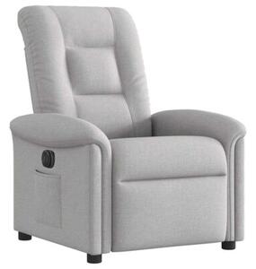 Elektryczny fotel rozkÅadany cloud grey fabric