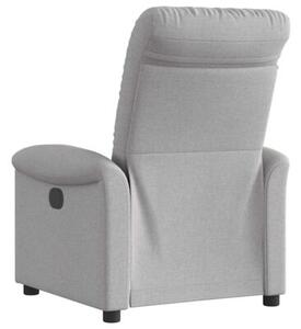 Elektryczny fotel rozkÅadany cloud grey fabric