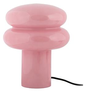 Różowa szklana lampa stołowa (wysokość 24 cm) Incesante – Leitmotiv