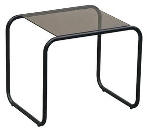 Stolik ze szklanym blatem 40x50 cm Ventana – Leitmotiv