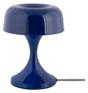 Niebieska metalowa lampa stołowa (wysokość 20 cm) Moda Retro – Leitmotiv