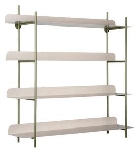 Zielona/szara wielopoziomowa metalowa półka 60 cm Reina Cuatro – PT LIVING