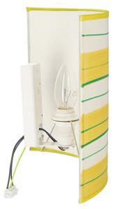 Lampa ścienna kinkiet 1X40W E14 zielony/żółty MAJA 20-80298