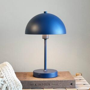 Dyberg Larsen Lampa stołowa LED Stockholm, możliwość ściemniania, niebieski, salon / jadalnia, metal, skandynawski