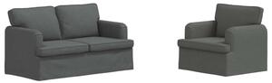 ModuÅowa sofa nowoczesna w kolorze ciemnoszarym z ergonomicznym designem