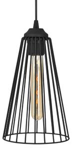 Lampa wisząca druciana na kole Torri W-KD 1344/3 BK-B