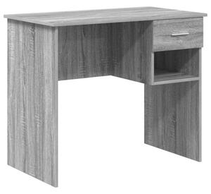 Biurko szary sonoma 90 x 49 x 75 cm materiaÅ drewnopochodny