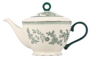 Zielony/w kolorze kości słoniowej porcelanowy dzbanek do herbaty 920 ml Cyril – S|P Collection