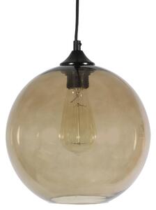 Lampa sufitowa szklana kula brązowa Edison Candellux 31-28259-Z