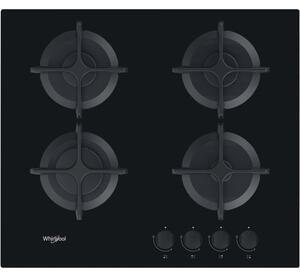 Płyta gazowa WHIRLPOOL GOB616NB Żeliwne ruszty Szkło 59cm
