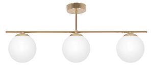 Złoto-biała potrójna lampa sufitowa glamour - A672 C5-C81