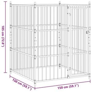 Kojec dla psa, 150 x 150 x 185 cm