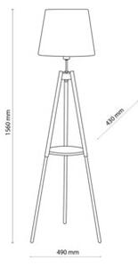 Lampa stojąca podłogowa VAIO E27 15W TK-Lighting 698