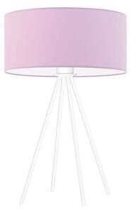 Lampka nocna na biurko lampa biurkowa LED z abażurem walec 30cm SOLARIS