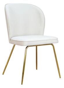 Krzesło tapicerowane Modern na złotych nogach