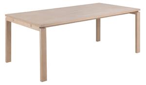 Rozkładany stół z blatem w dekorze dębu 100x200 cm Linley – Actona
