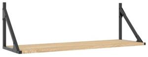 Półki ścienne 2 szt. dąb sonoma 80x25x25,5 cm drewno klejone