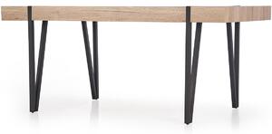 Stół w stylu loft YOHANN 170 cm - dąb san remo
