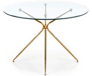 Stół okrągły glamour RONDO 110 cm
