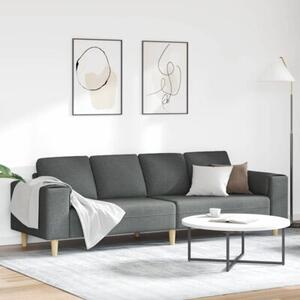 Nowoczesna sofa w ciemnoszarym kolorze z ergonomicznymi podÅokietnikami i brÄ zowymi nogami, idealna do eleganckich wnÄtrz